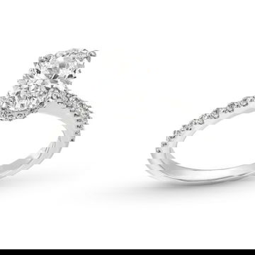 Oval Lab Grown Diamond Hidden Halo Engagement Ring By Diamonds Direct Designs