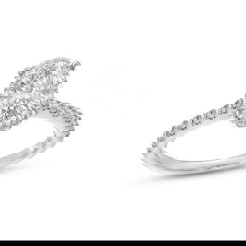 Oval Lab Grown Diamond Hidden Halo Engagement Ring By Diamonds Direct Designs