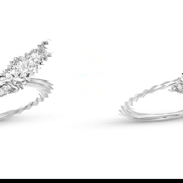 Pear Lab Grown Diamond Solitaire Engagement Ring by Diamonds Direct Designs