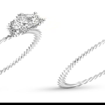 Pear Lab Grown Diamond Solitaire Engagement Ring by Diamonds Direct Designs