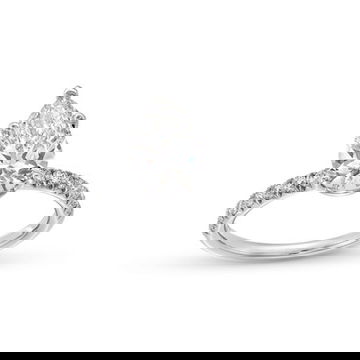Pear Lab Grown Diamond Engagement Ring By Diamonds Direct Designs