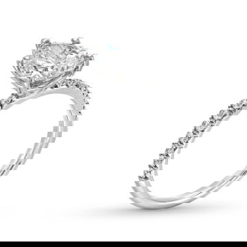 Pear Lab Grown Diamond Engagement Ring By Diamonds Direct Designs