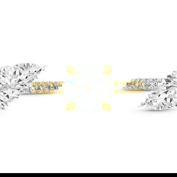 Round Lab Grown Diamond Engagement Ring By Diamonds Direct Designs