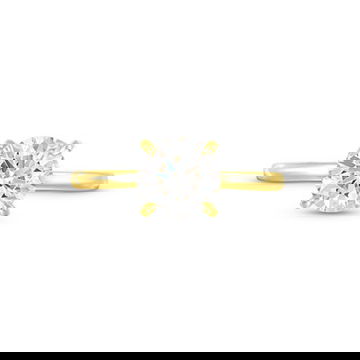 Round Lab Grown Diamond Solitaire Engagement Ring By Diamonds Direct Designs