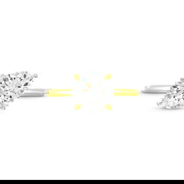 Round Lab Grown Diamond Solitaire Engagement Ring By Diamonds Direct Designs
