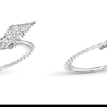 Radiant Lab Grown Diamond Solitaire Engagement Ring By Diamonds Direct Designs