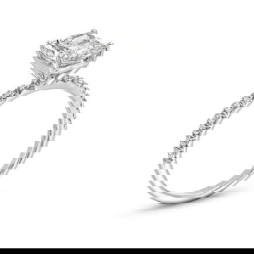 Radiant Lab Grown Diamond Engagement Ring By Diamonds Direct Designs