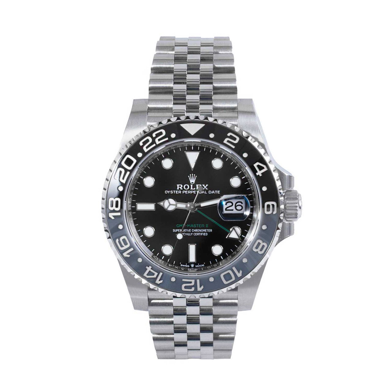 Rolex GMT-Master II 40 Black Dial Watch | "Bruce Wayne" | Oystersteel 0