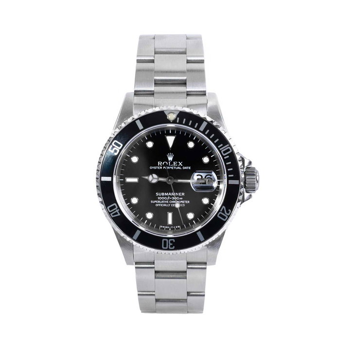 Rolex Submariner Date 40 Black Dial Watch | Oystersteel