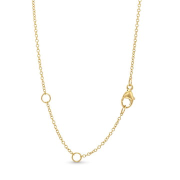Pear Shape Diamond Circle Pendant In Yellow Gold 14K