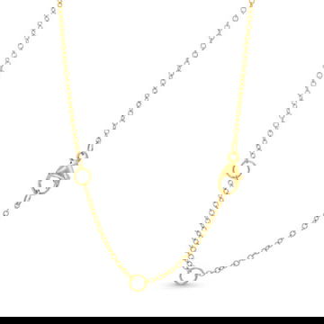 Pear Shape Diamond Circle Pendant