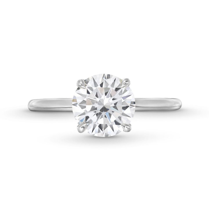 Solitaire Engagement Setting By C. Gonshor In White Gold 14K
