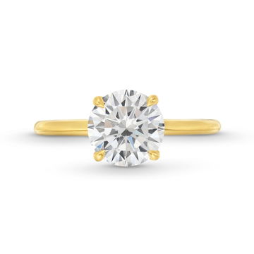 Solitaire Engagement Setting By C. Gonshor In White Gold 14K