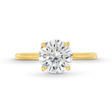 Solitaire Engagement Setting By C. Gonshor In White Gold 14K