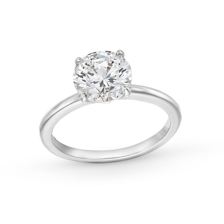 Solitaire Engagement Setting By C. Gonshor In White Gold 14K