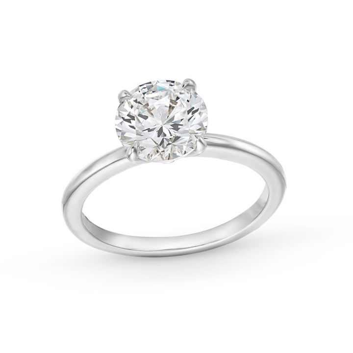 Solitaire Engagement Setting By C. Gonshor In White Gold 14K