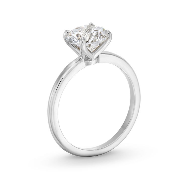Solitaire Engagement Setting By C. Gonshor In White Gold 14K