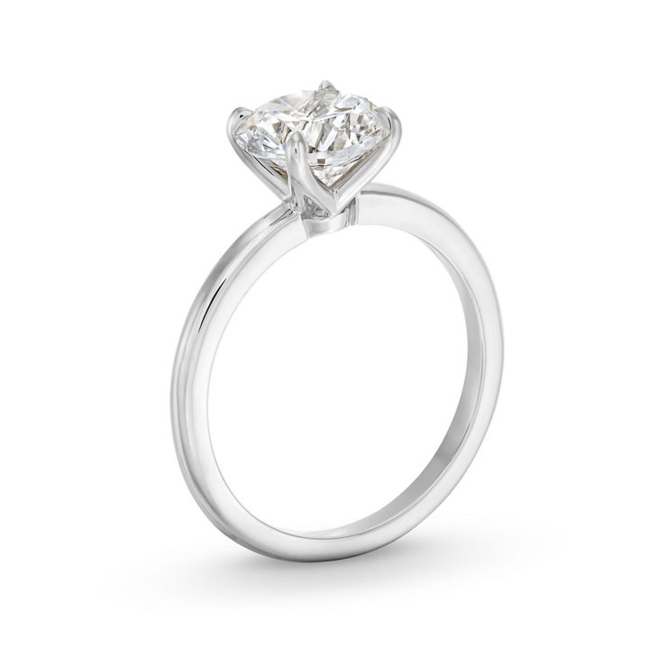 Solitaire Engagement Setting By C. Gonshor In White Gold 14K