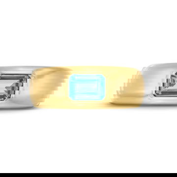 Blue Topaz Bezel Ring