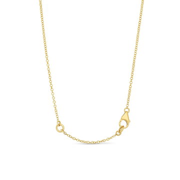 London Blue Topaz Diamond Necklace In Yellow Gold 14K