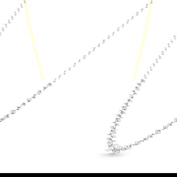 Graduated Round Diamond Necklace