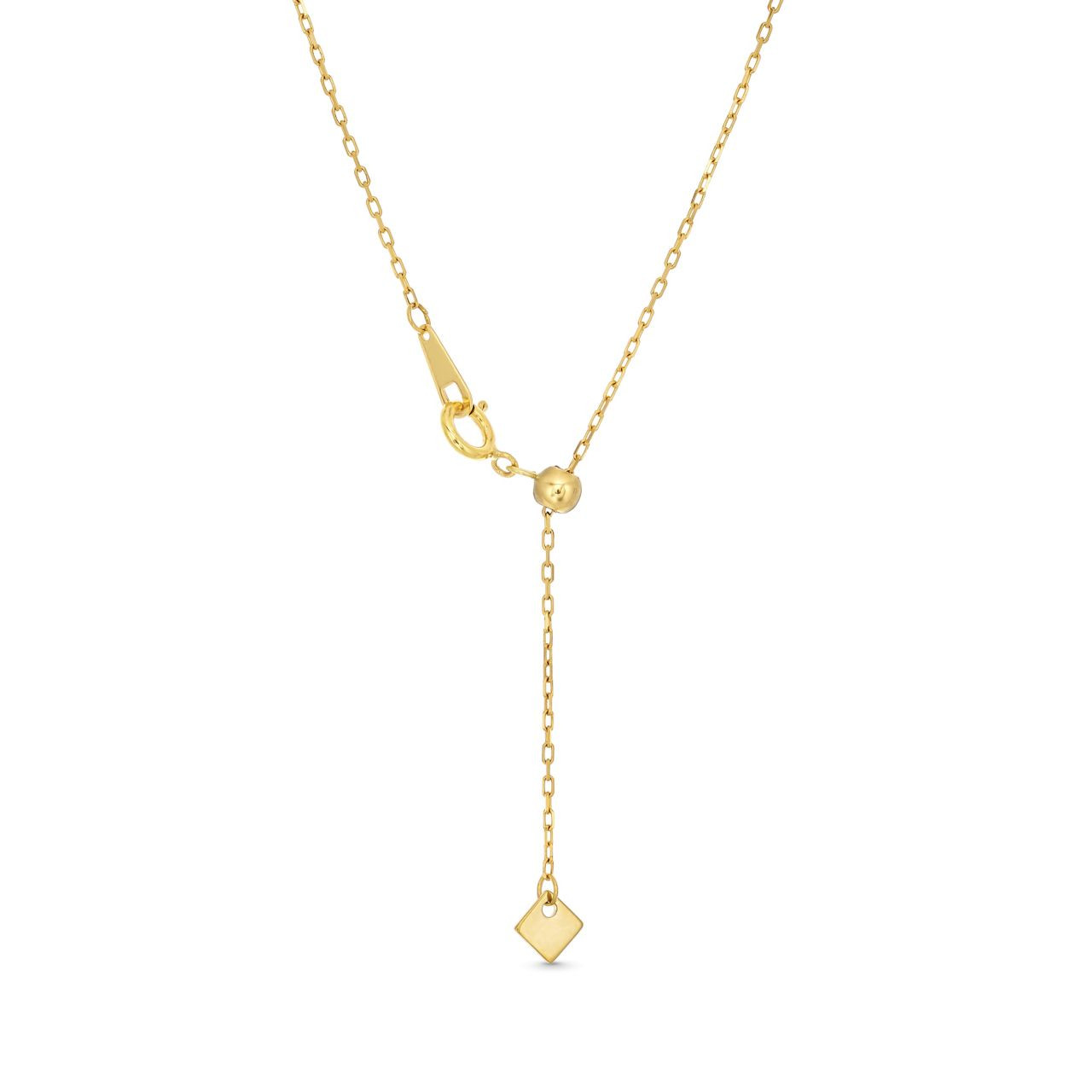 Graduated Round Diamond Necklace