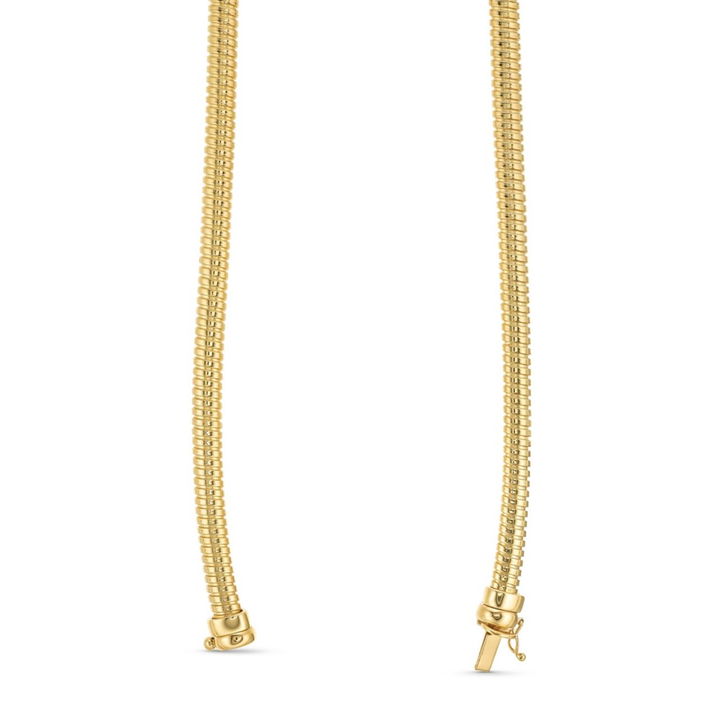 Snake Chain Necklace In Yellow Gold 14K