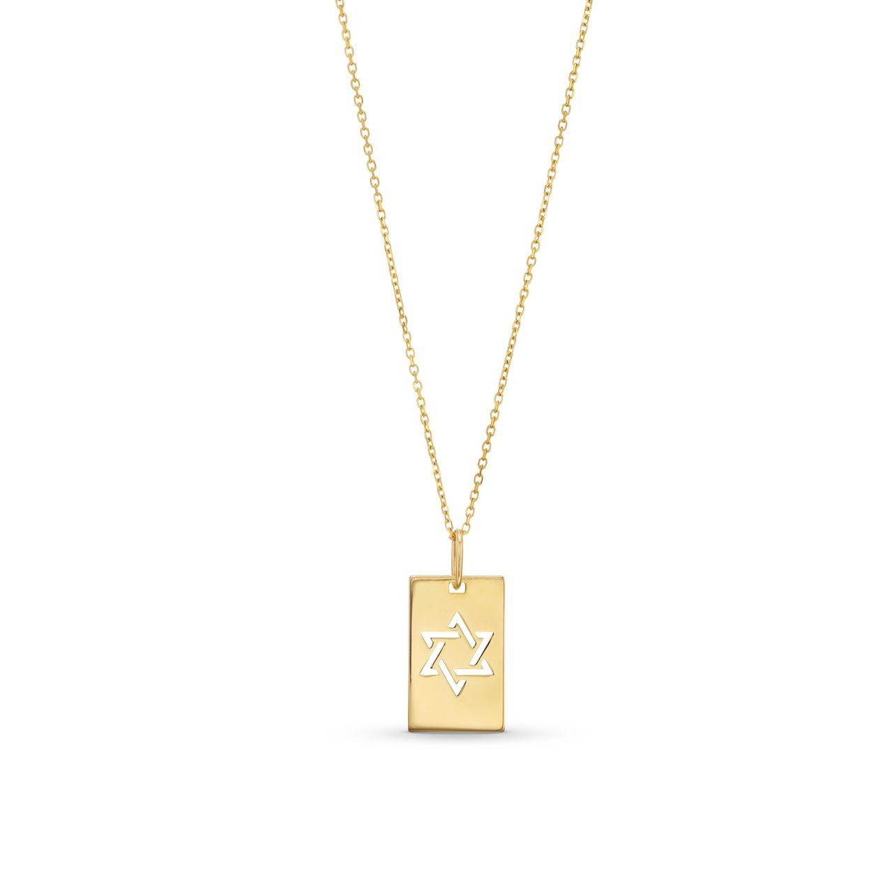 Star Of David Pendant Necklace