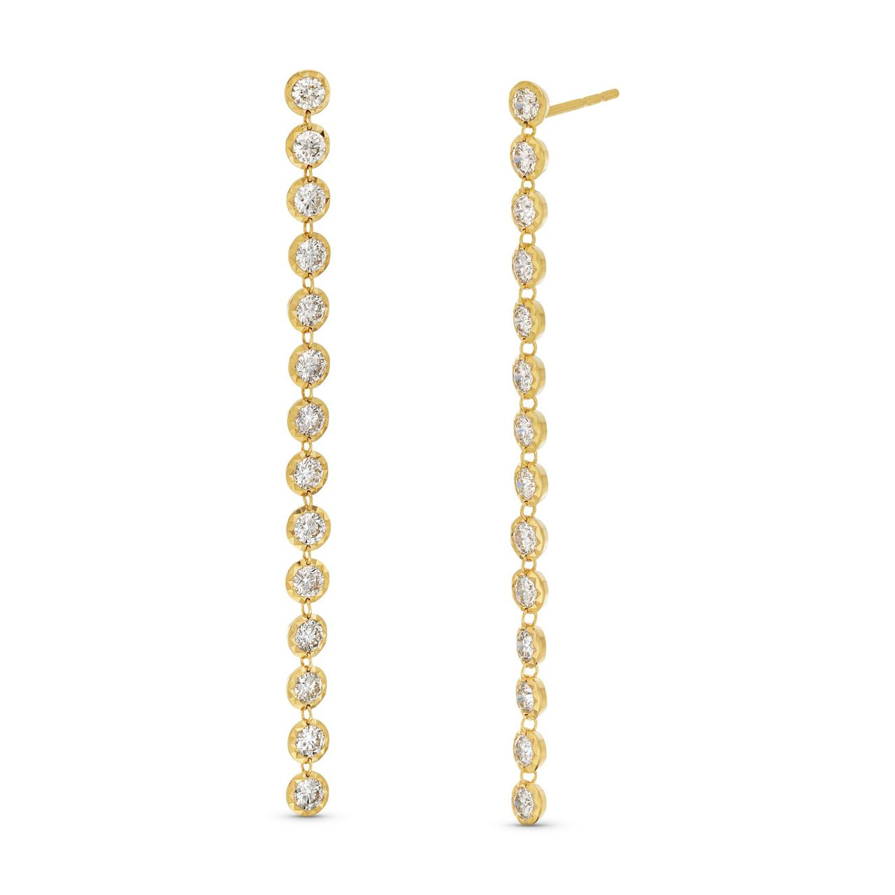 Illusion Diamond Dangle Earrings 0