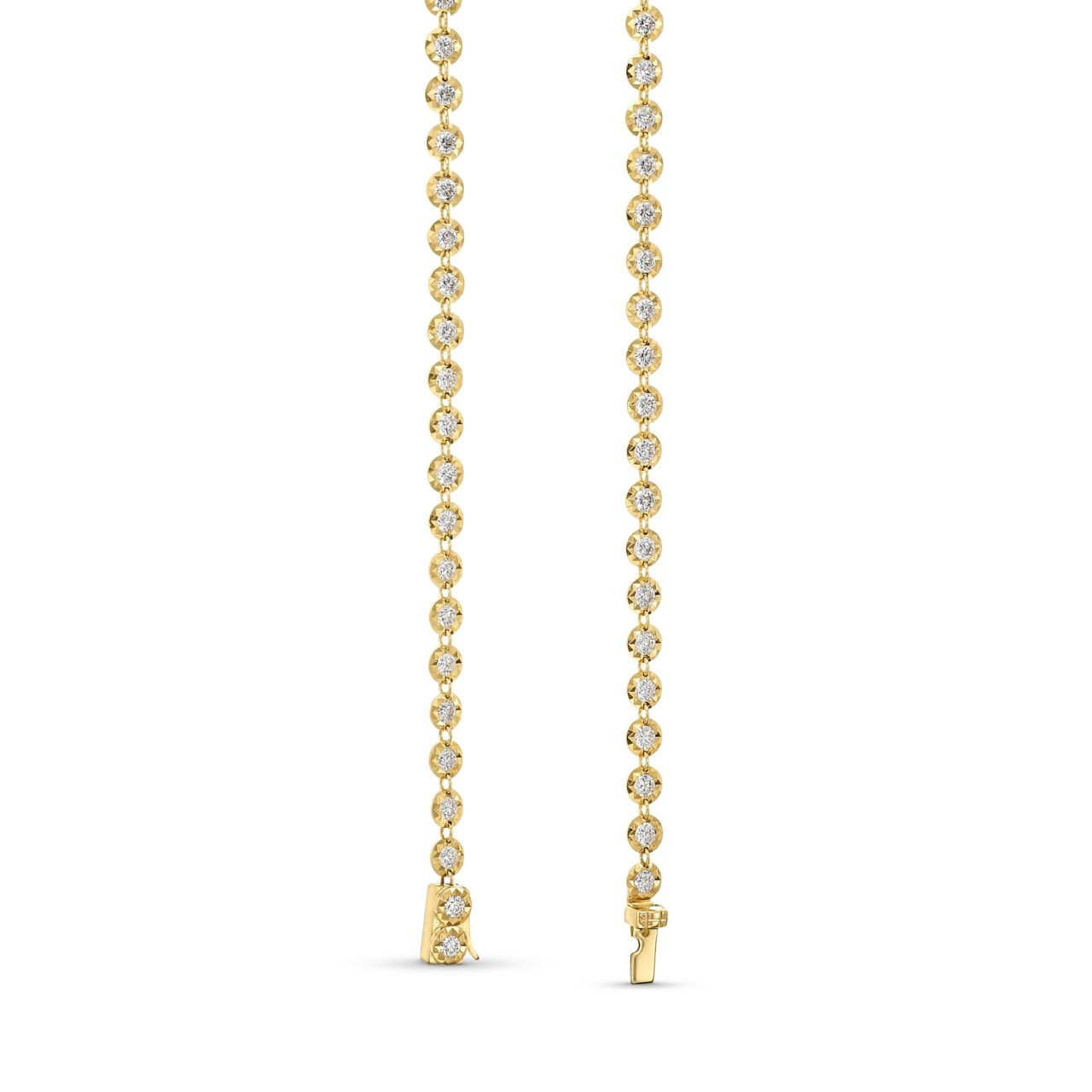 Illusion Diamond Y-Chain Necklace 1