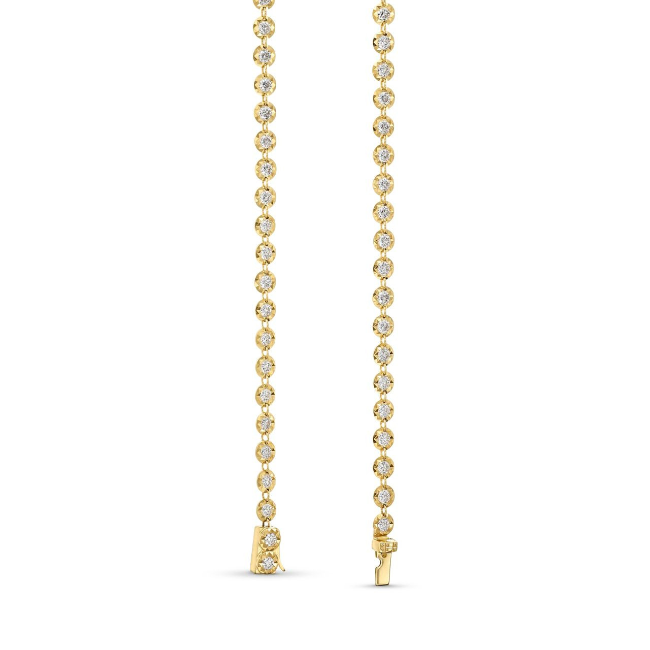 Illusion Diamond Y-Chain Necklace 1