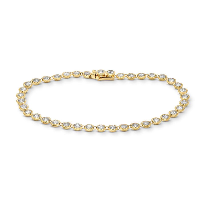 Illusion Diamond Bracelet In Yellow Gold 14K
