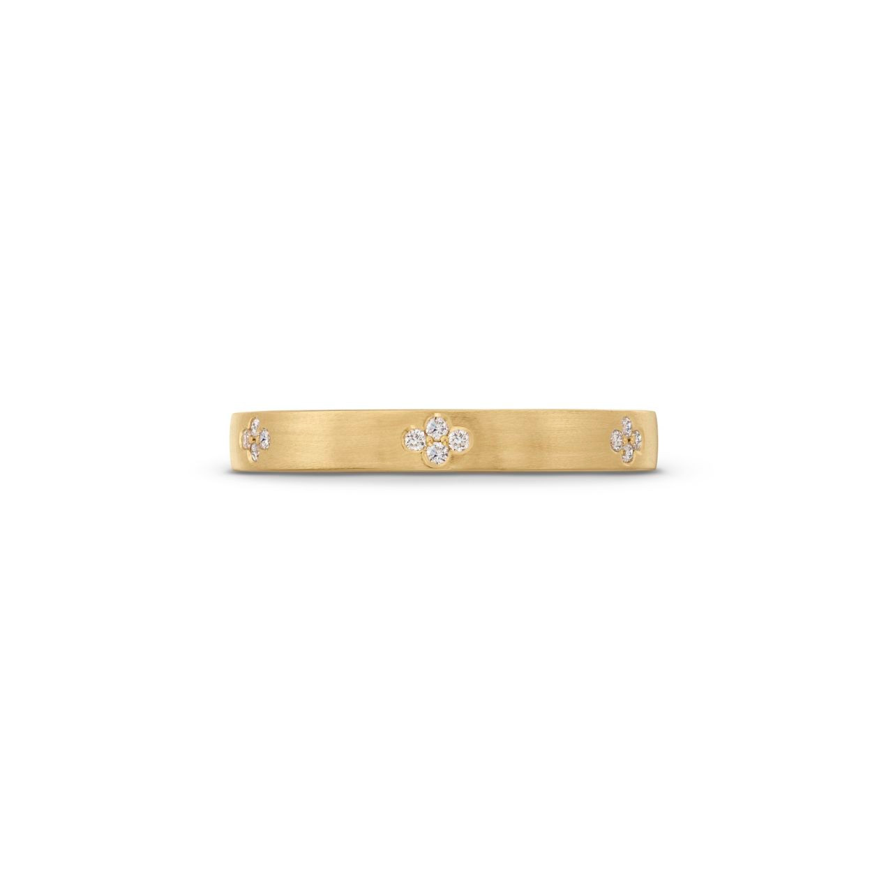 Cluster Diamond Wedding Band 0
