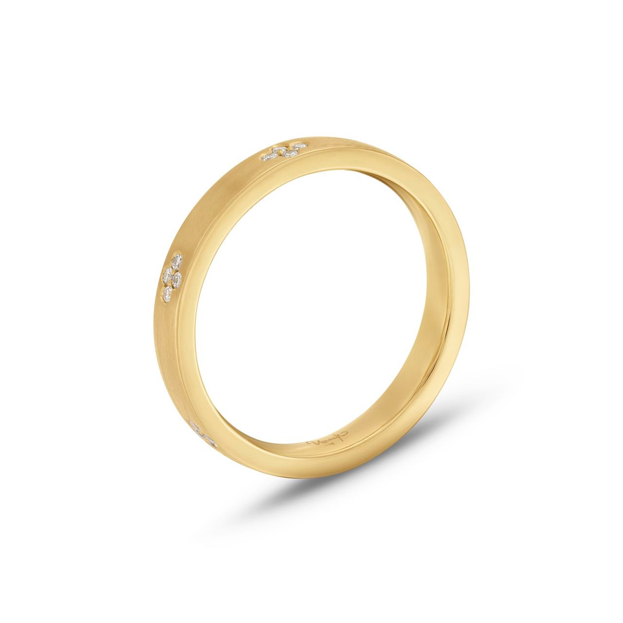 Cluster Diamond Wedding Band 2