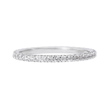 Diamond Eternity Wedding Band (0.60tw) In White Gold 14K