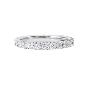 Diamond Eternity Wedding Band (1.25tw) In White Gold 14K