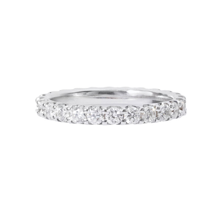Diamond Eternity Wedding Band (1.25tw) In White Gold 14K