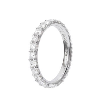Diamond Eternity Wedding Band (1.25tw) In White Gold 14K
