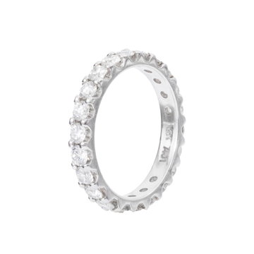 Diamond Eternity Wedding Band (1.65tw) In White Gold 14K