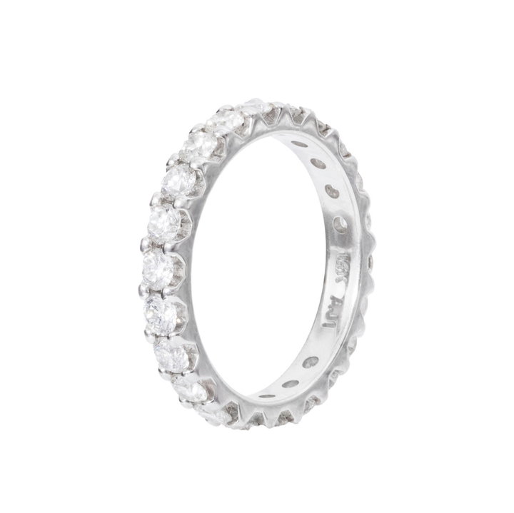 Diamond Eternity Wedding Band (1.65tw) In White Gold 14K