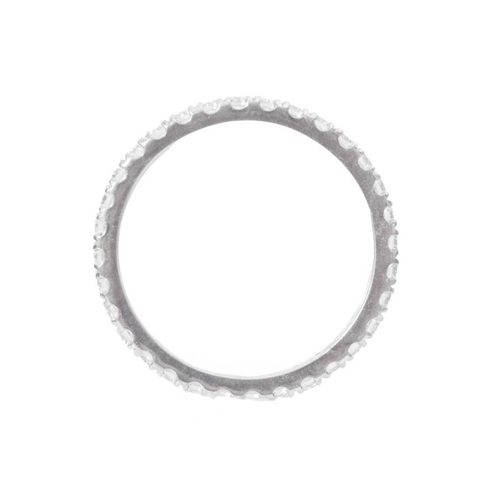 Diamond Eternity Wedding Band (0.64tw) In Solid 14K White Gold