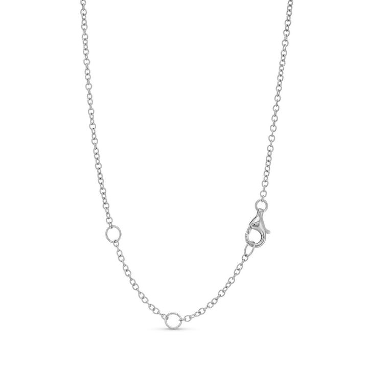 Mixed Diamond Pendant Necklace