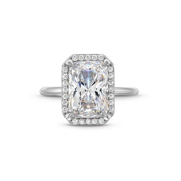 Tacori Radiant Halo Engagement Setting In Platinum
