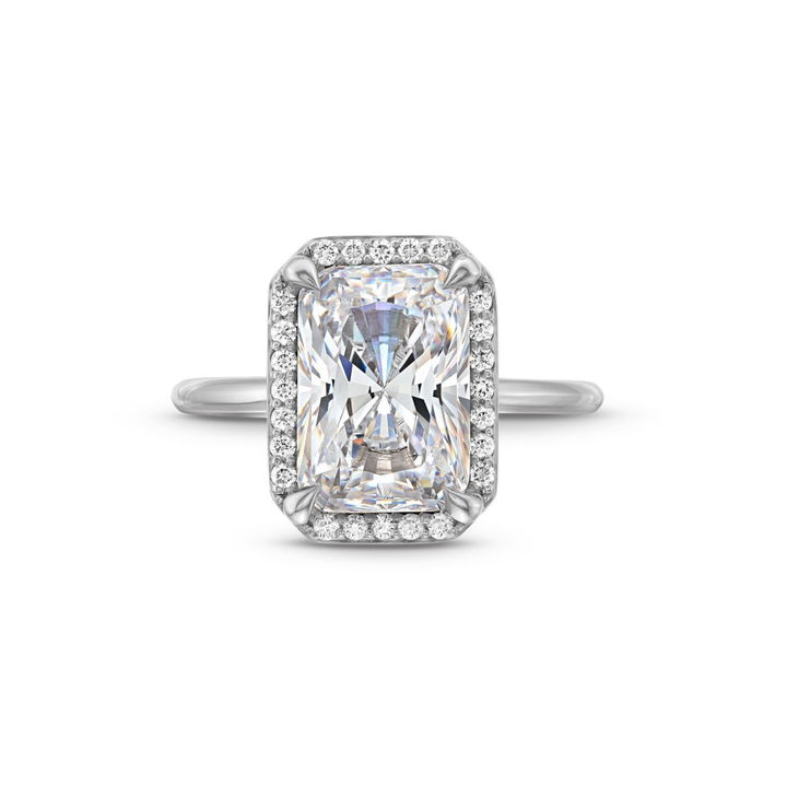 Tacori Radiant Halo Engagement Setting In Platinum