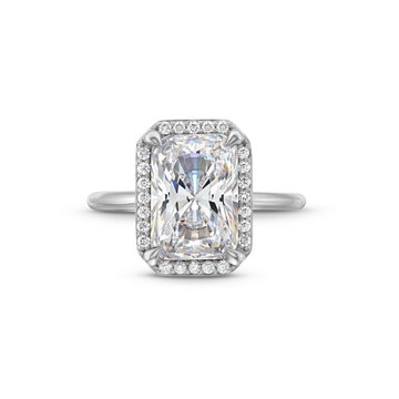 Tacori Radiant Halo Engagement Setting In Platinum