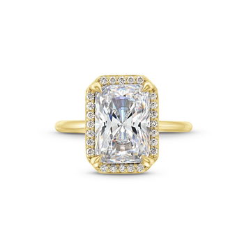 Tacori Radiant Halo Engagement Setting In Platinum
