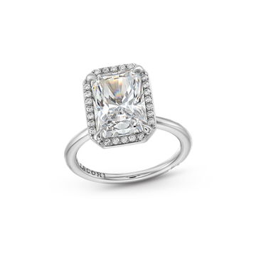 Tacori Radiant Halo Engagement Setting In Platinum