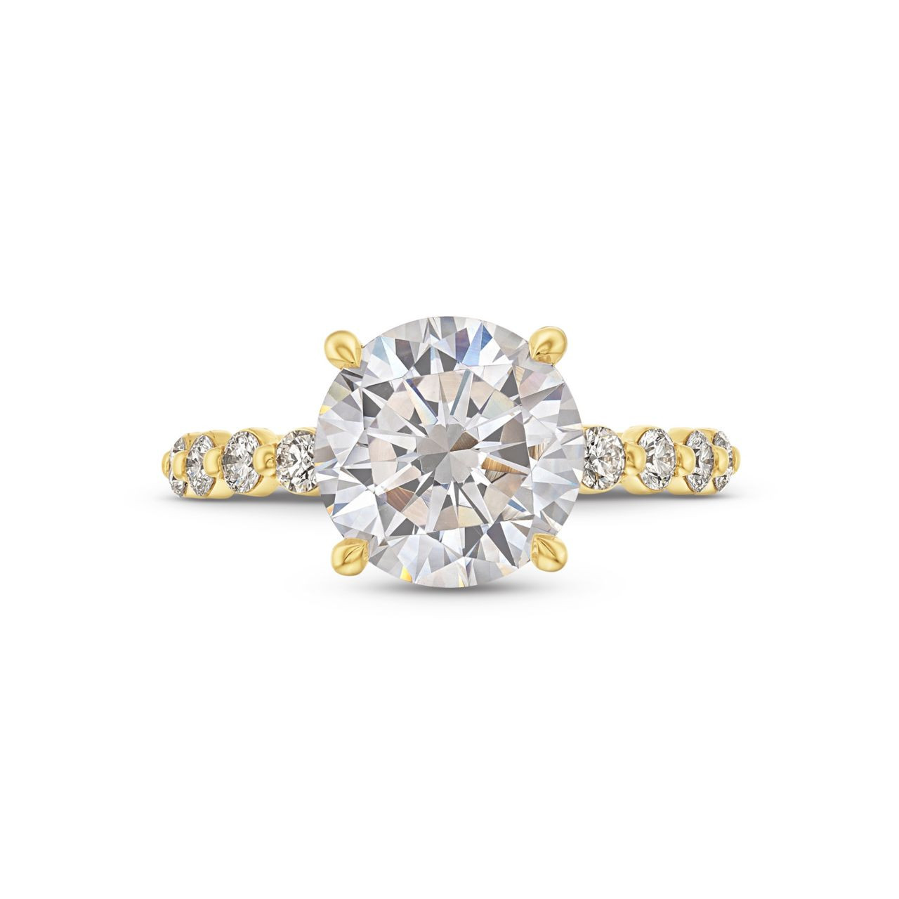 Tacori Sculpted Crescent Round Engagement Setting