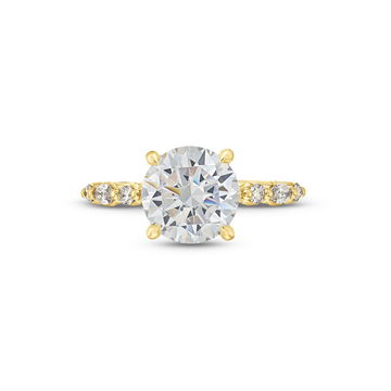 Tacori Sculpted Crescent Marquise Round Diamond Engagement Setting In White Gold 18K