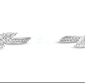 Channel Diamond Tapered Engagement Setting (For 1ct Round)